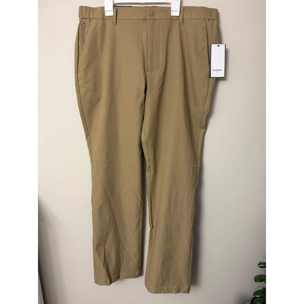 Goodfellow & Co Tech Trouser Mens Size L Tan Commuter Chino Pants NWT